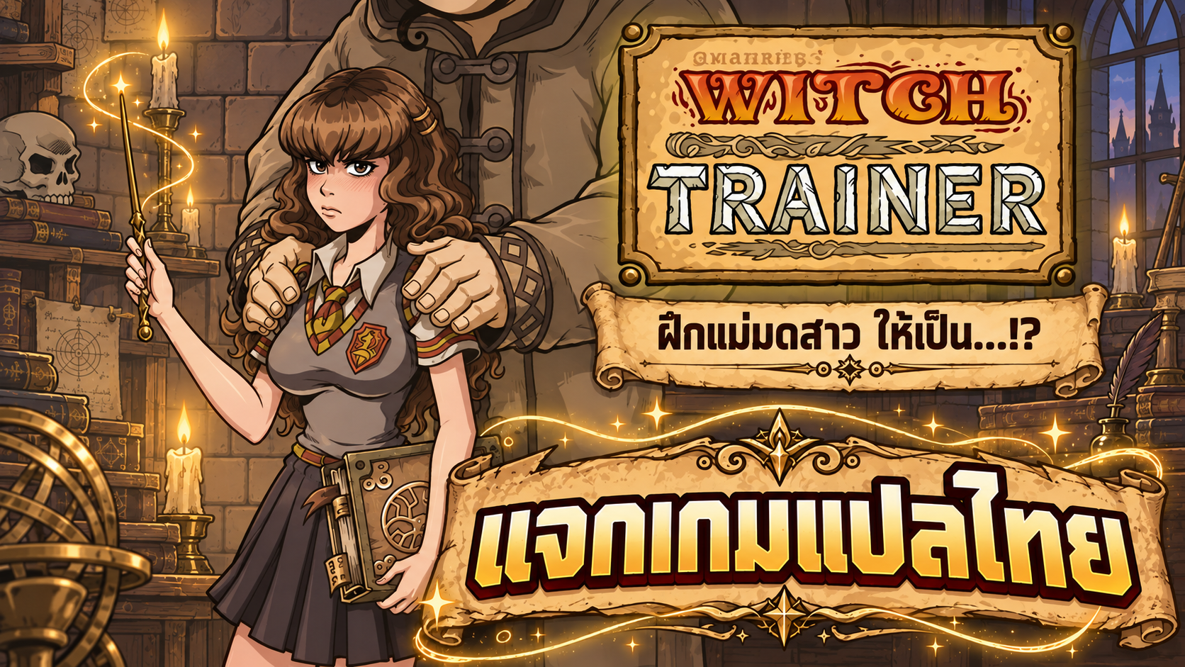 ปก แจกเกมแปลไทย Witch Trainer - ฝึกแม่มดสาว ให้เป็น...!?